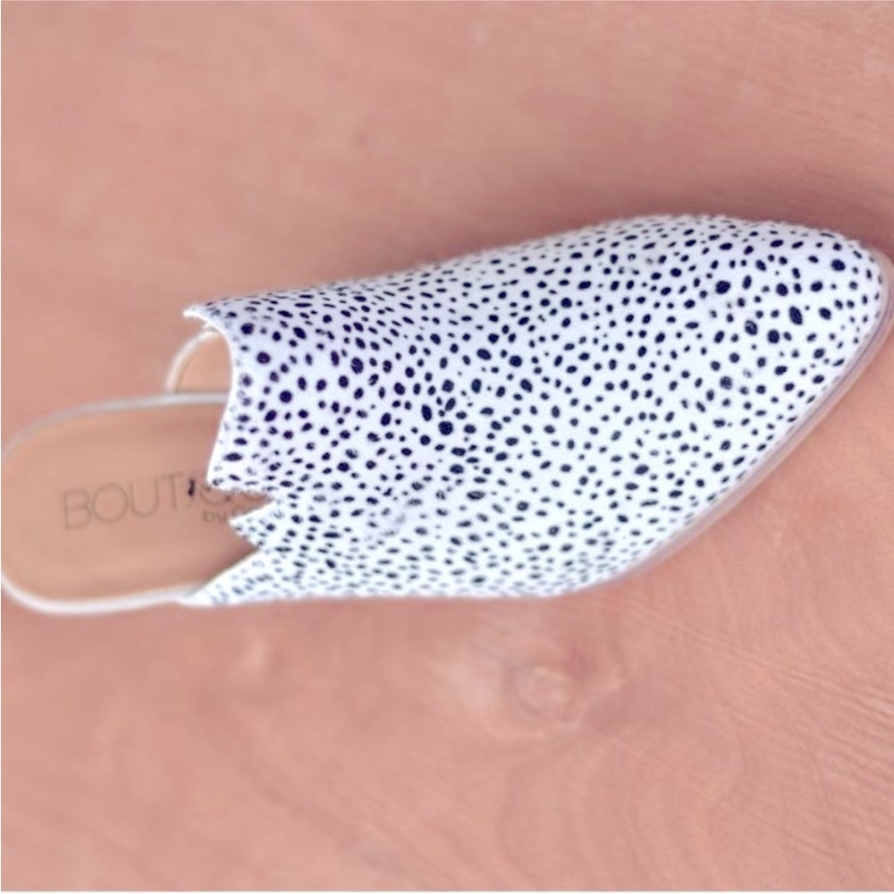 Corkys Black and White Spotted Mules - Picture 9 of 10